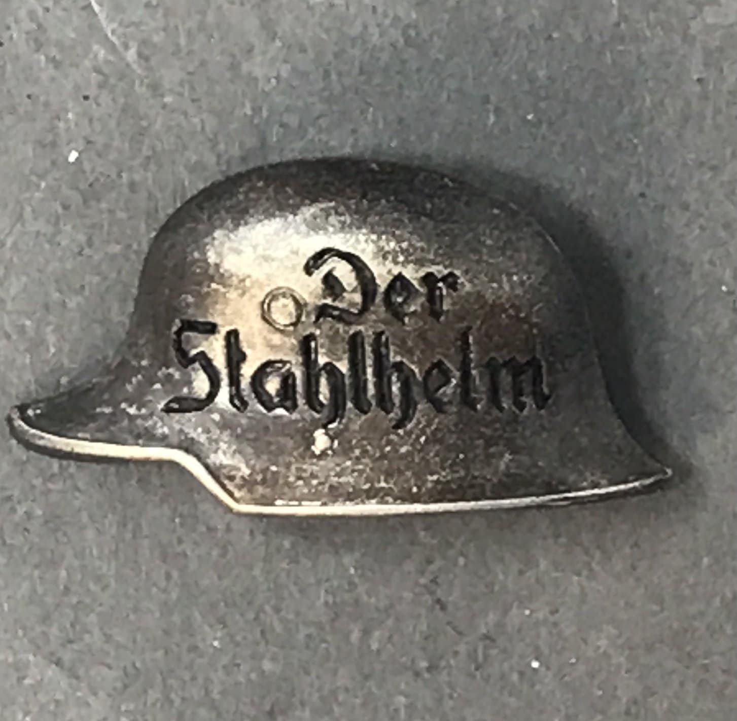 Ｗワイマール＊ドイツ軍＊１９２６年鉄兜団メンバーピン（実物） Certified German 'Der Stahlhelm' Member's Pin | WWII Relic