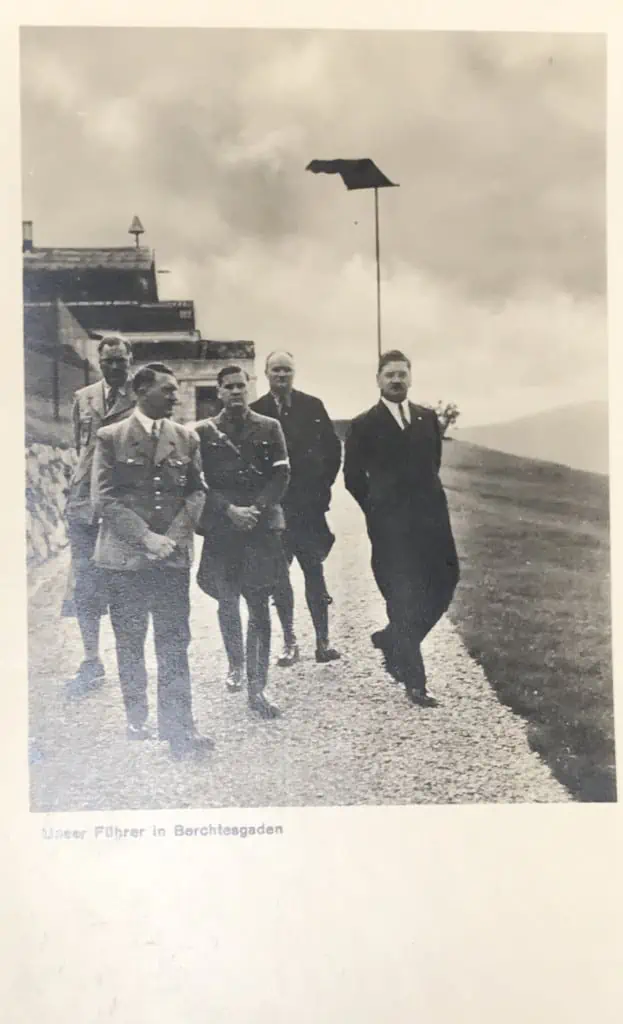 Hitler’s first photograph at Berghof grounds – walking path to Hitler’s tea house