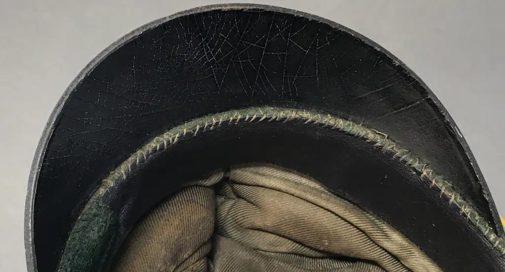 WWII German cavalry headgear – crusher cap WW2 Heer cavalry