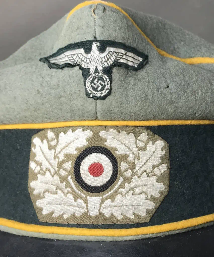 WW2 German caps for sale – Heer cavalry visor cap in crusher style