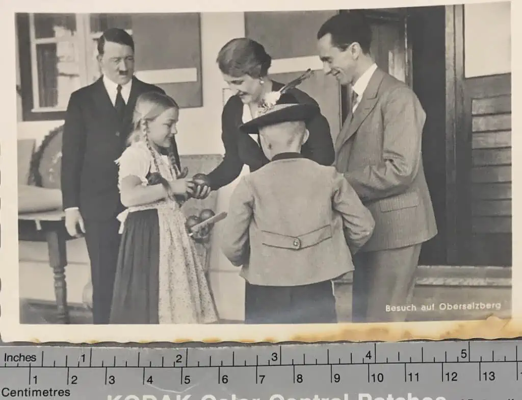 Historic Goebbels photo with Adolf Hitler – classic Goebbels images from 1936