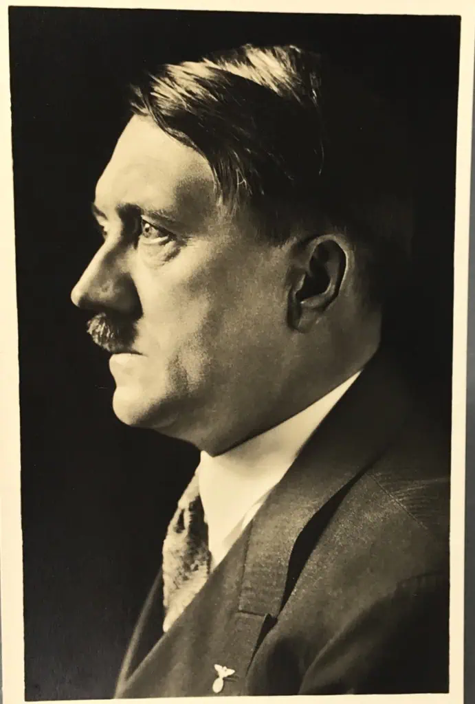 Vintage photo of Hitler showing his early public image – often used in discussions about height Hitler or WWII memorabilia like relic medals