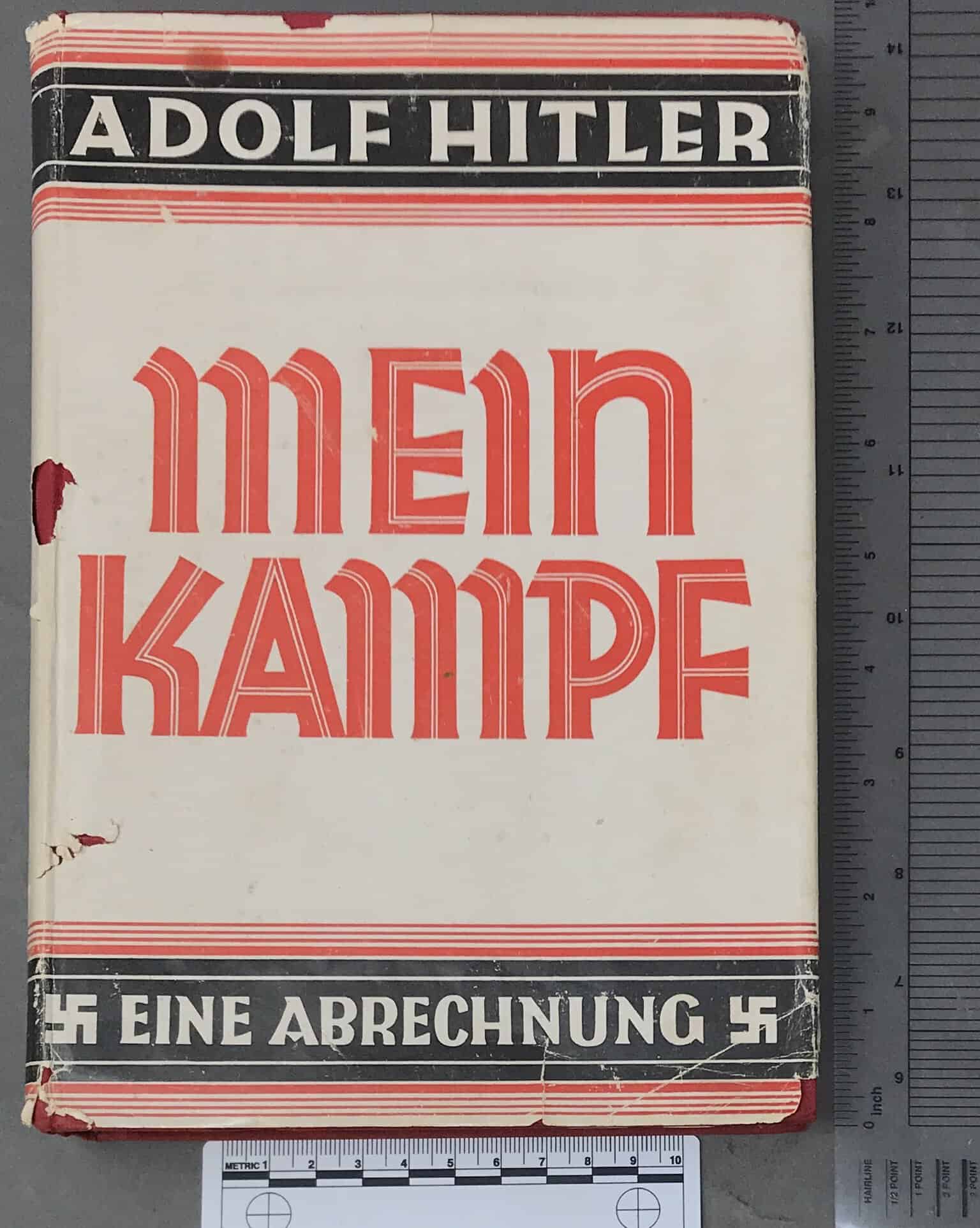 Discover 1928 Hitler Mein Kampf Signed Relic at Gettysburg