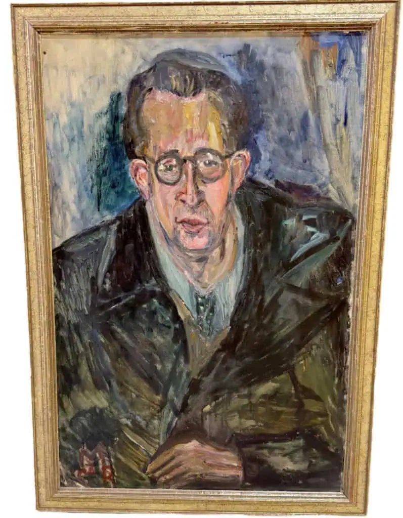 Original piece from Degenerate Art Exhibit Entartet Kunst Nazi era