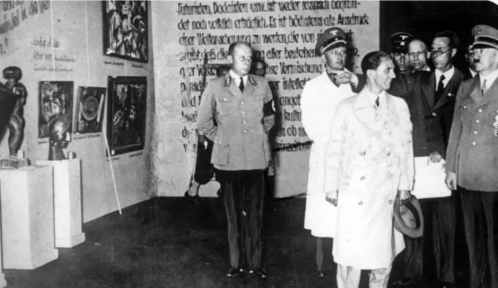 Nazi Degenerate Art Exhibit Entartet original piece