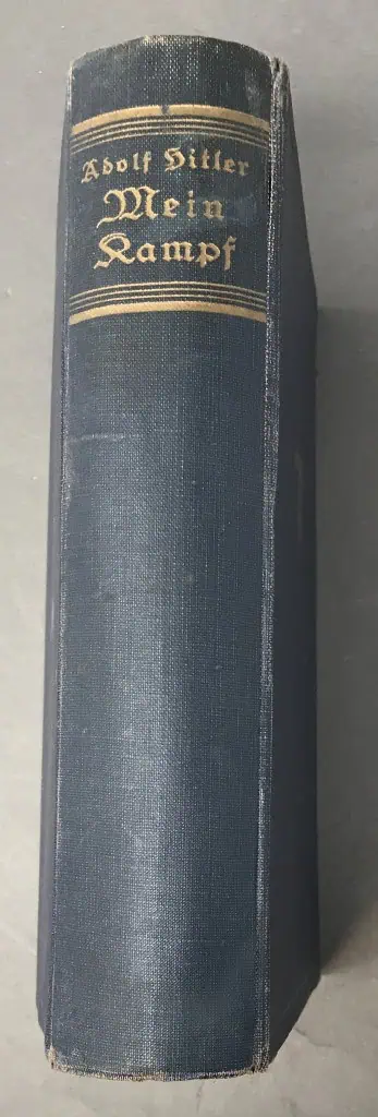 Mein Kampf 1933 edition spine detail – hitler mein kampf originalausgabe