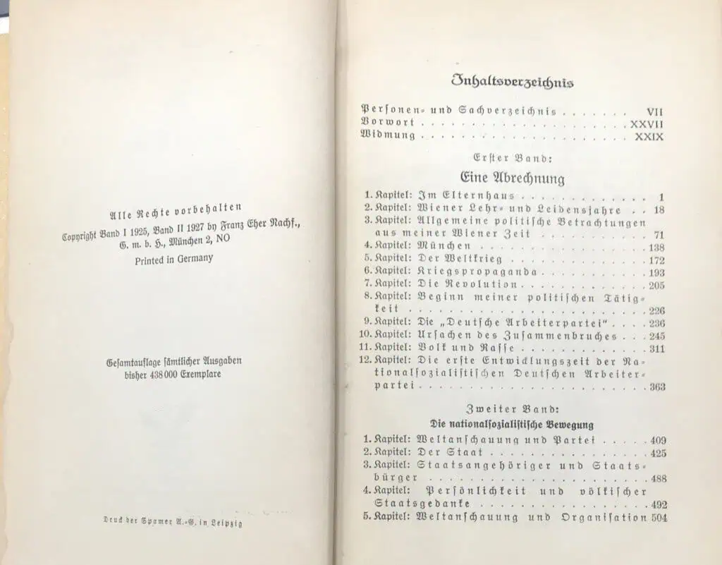 Original Mein Kampf for sale – mein kampf editions and values