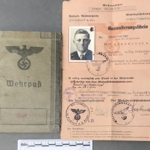 Papers Please! An OUTSTANDING WWII German Army (Heer) Soldier’s WEHRPASS. (Wehrpaß) Certified