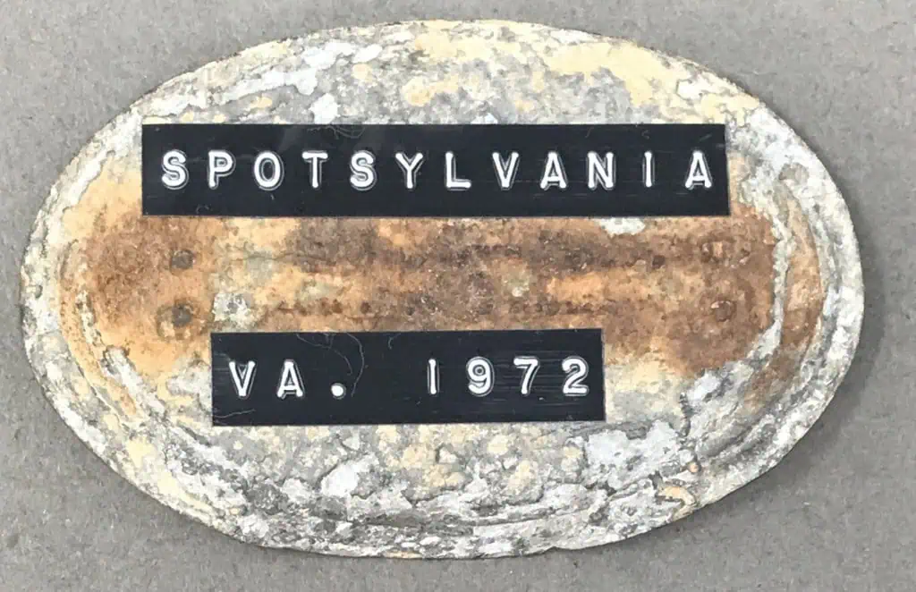 Civil War Relic Authentic U S Box Plate For Collectors
