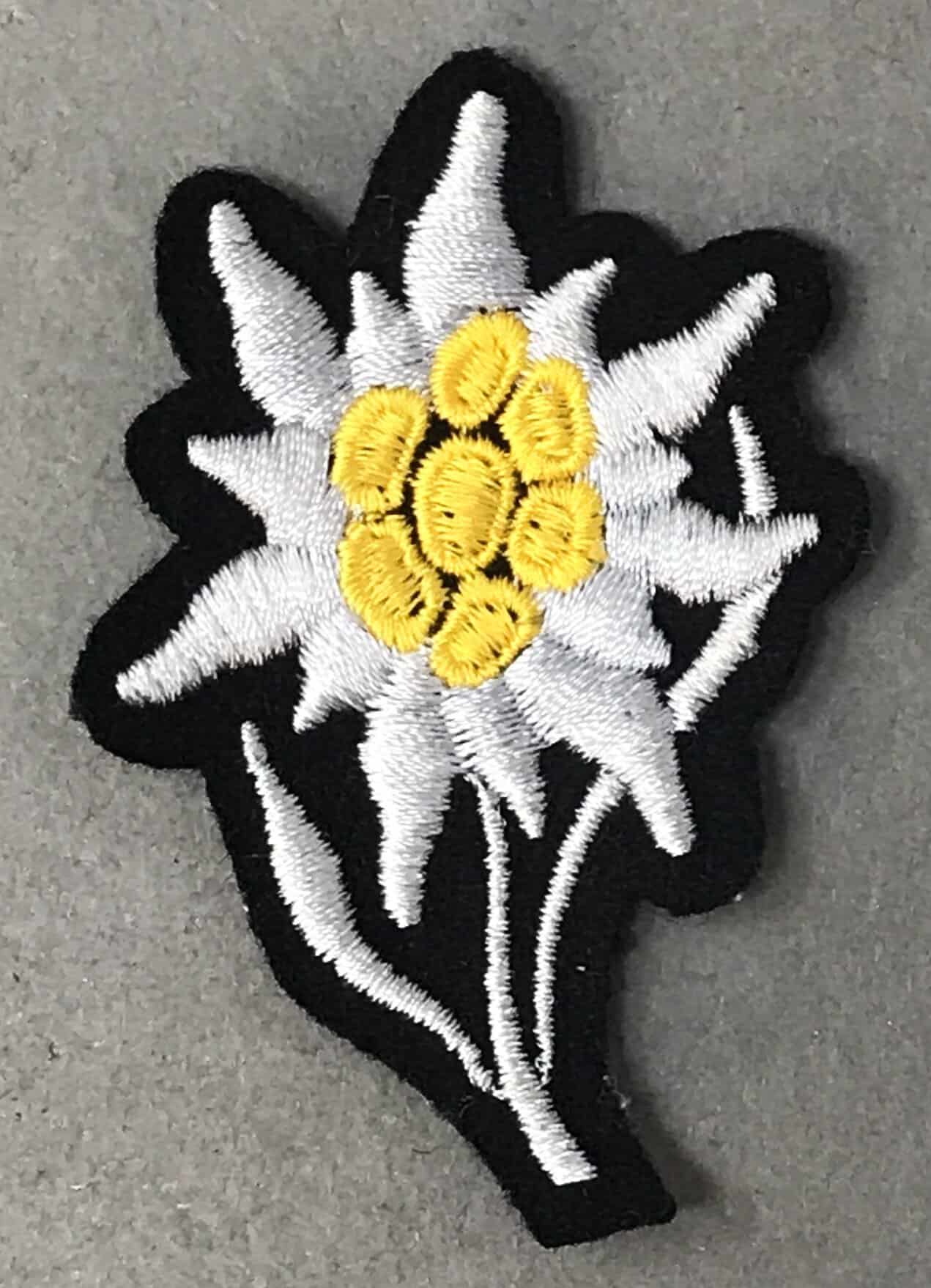 WWII German Waffen SS Edelweiss Insignia Rare Artifact wwii-german-waffen-ss-edelweiss-insignia-rare-artifact