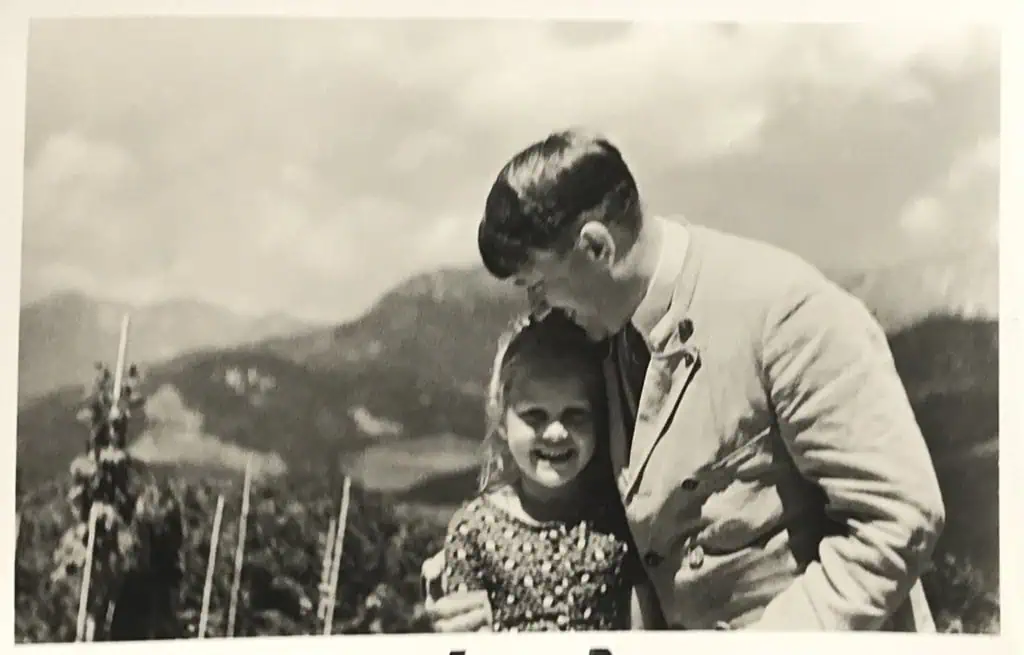 Picture of Hitler as a child - vintage Hoffman photograph