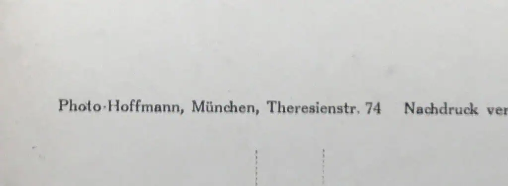 Adolf Hitler baby picture - rare postcard image often labeled as Hitler baby pic