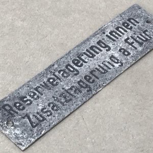 Very Rare Original WWII German Navy Kriegsmarine U-BOAT Data Plate Certified