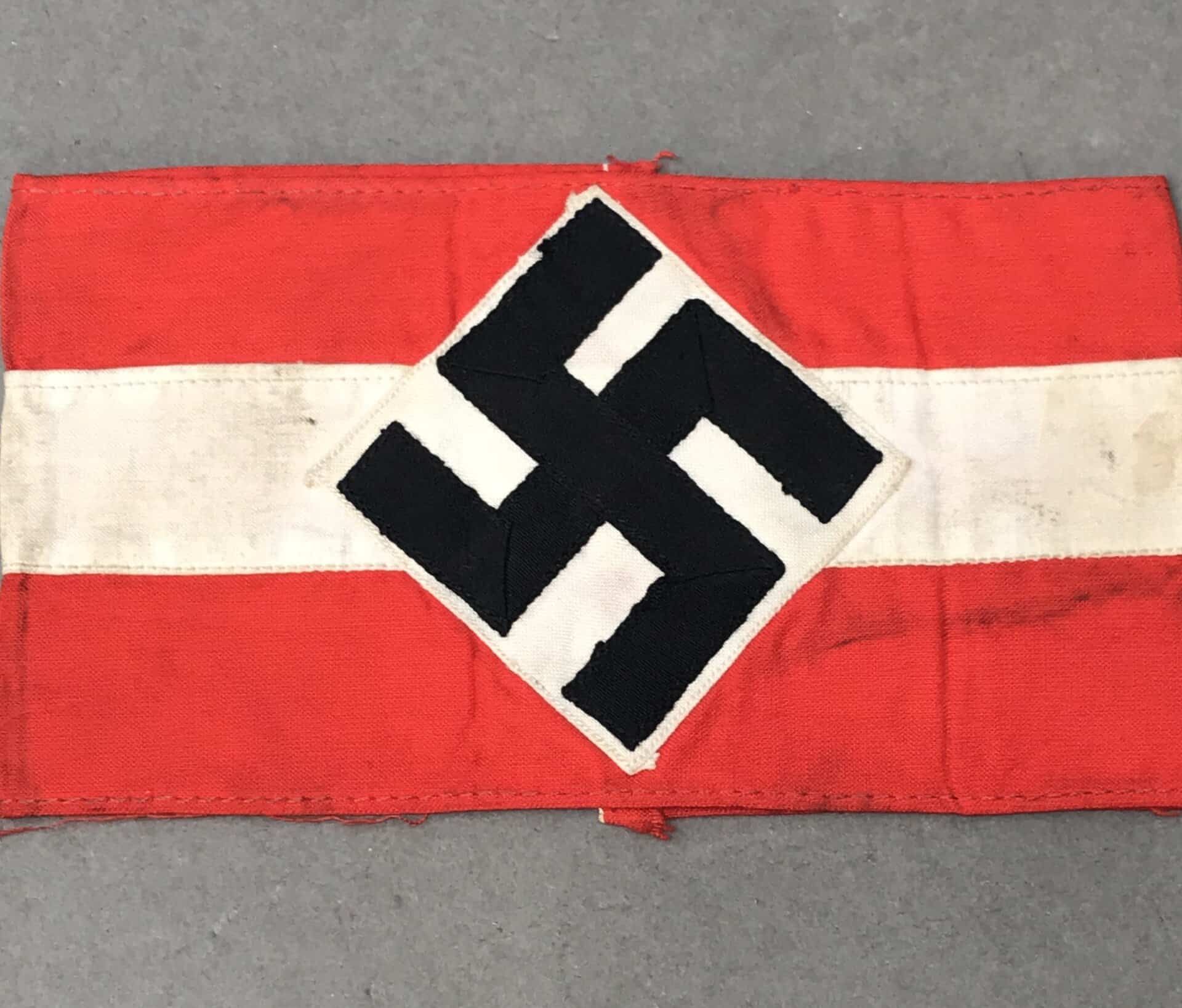 WWII German Hitler Youth Arm Band - Authentic & Certified