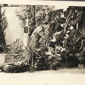 Outstanding Original Classic Adolf Hitler Parents Graves Photo Postcard By Hoffman Circa 1934 Certified By The Gettysburg Museum Of History