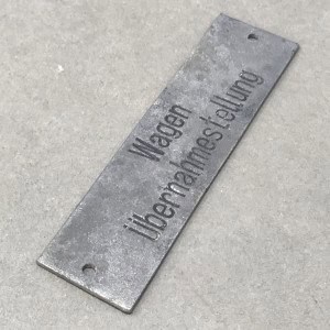 Very Rare Original WWII German Navy Kriegsmarine U-BOAT Data Plate Certified