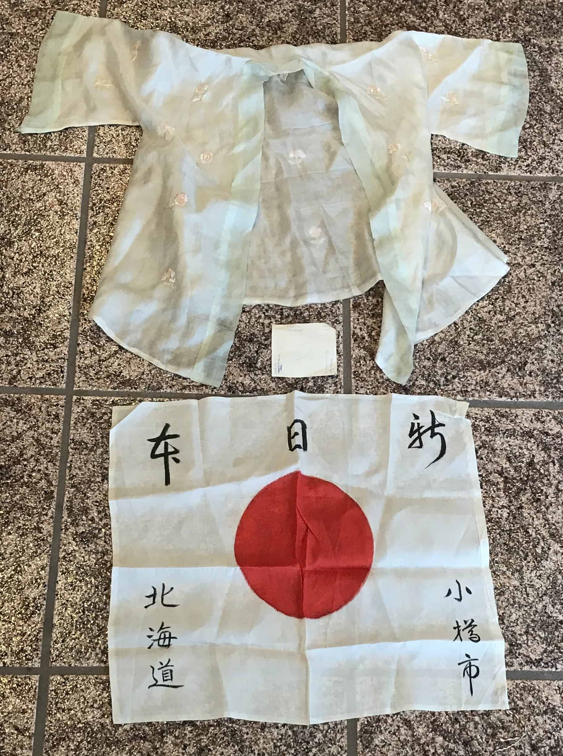 Authentic WWII Japanese Flag & Kimono: Rare Collector's Find