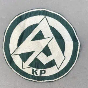 Original RARE German NSDAP (NAZI PARTY) Brown Shirts SA Sports Shirt Insignia Gruppe Kurpfatz (KP) Certified