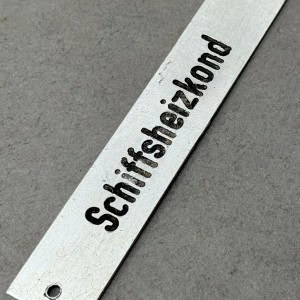 Very Rare Original WWII German Navy Kriegsmarine U-BOAT Data Plate Certified