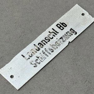 Very Rare Original WWII German Navy Kriegsmarine U-BOAT Data Plate Certified