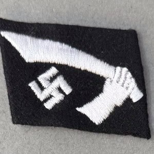 Original WWII Waffen SS WAFFEN-GEBIRGS-DIVISION DER SS “HANDSCHAR” (KROAT.NR.1). COLLAR TAB. (Kragenpatte) Certified
