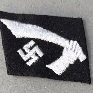 Original WWII Waffen SS WAFFEN-GEBIRGS-DIVISION DER SS “HANDSCHAR” (KROAT.NR.1). COLLAR TAB. (Kragenpatte) Certified