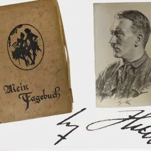 OUTSTANDING ORIGINAL ADOLF HITLER Hand Signed AUTOGRAPH With Historic SS Archive Certified