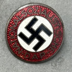 Original OUTSTANDING German NSDAP (Nazi Party) Enamel RZM Marked Membership Badge Certified By The Gettysburg Museum Of History