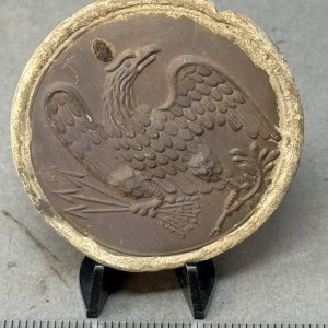 VERY NICE Original Civil War U.S. EAGLE BREAST PLATE Recovered At The Wilderness Certified