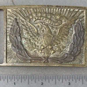 Original OUTSTANDING Civil War Union NCO/Enlisted Eagle Sword Belt Plate Certified By The Gettysburg Museum Of History
