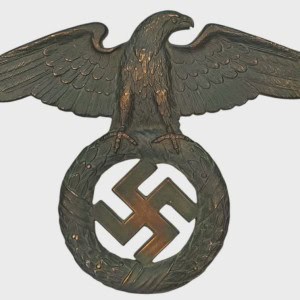 RARE OUTSTANDING LARGE Bronze Wall NSDAP (Nazi Party) Eagle Certified By The Gettysburg Museum Of History