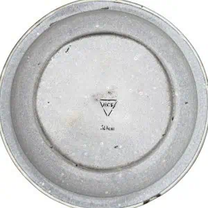 VERY RARE USED Oskar Schindler Factory (Schindler's List) Large Enamel Wash Basin Certified By The Gettysburg Museum Of History