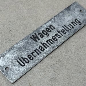 Very Rare Original WWII German Navy Kriegsmarine U-BOAT Data Plate Certified