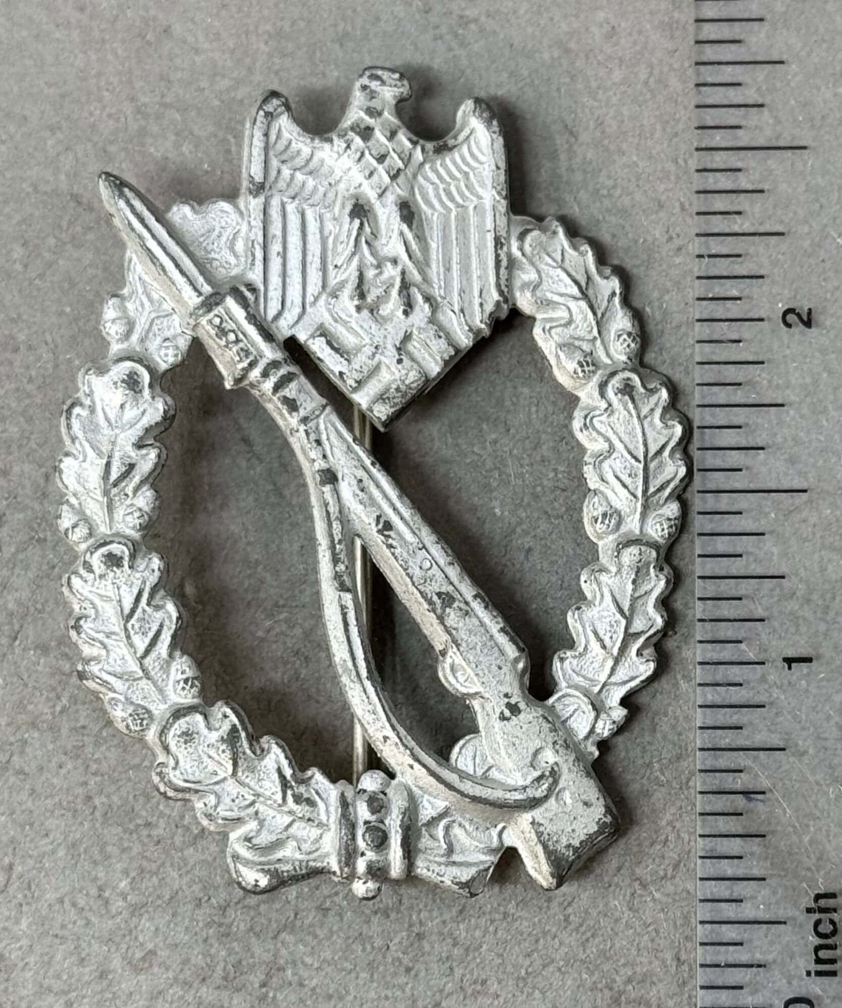 Gettysburg Find: WWII German Infantry Badge Assault Relic