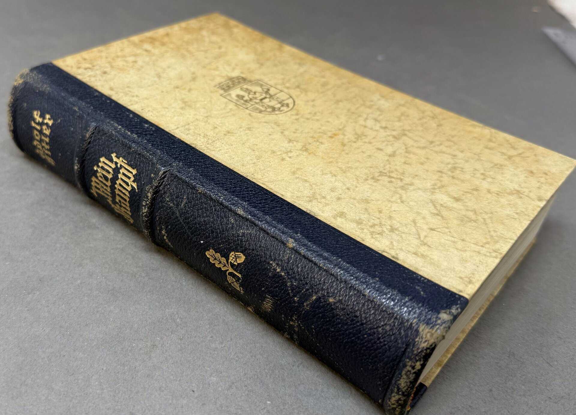 WWII German Mein Kampf Book Wedding Inscription | Museum COA