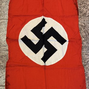 Original Vehicle I.D. WWII German NSDAP Nazi Flag Brought Home By A U.S. Veteran Certified By The Gettysburg Museum Of History