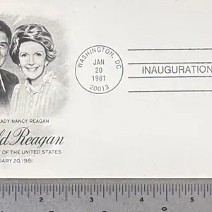 Original President Ronald Reagan Inaugural Date Stamped Event Covers 1/20/81