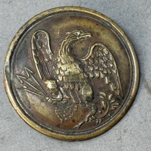 Original Civil War Non-Excavated Union Eagle Breast Plate Certified By The Gettysburg Museum Of History
