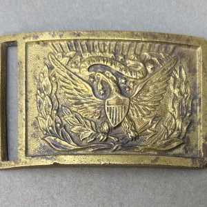 Original Civil War Union Officer’s Eagle Sword Belt Plate (Non-Excavated) Certified By The Gettysburg Museum Of History