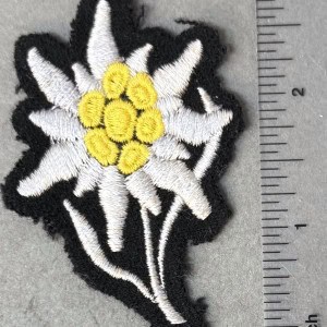 Original WWII German Waffen SS MOUNTAIN TROOP’S CAP EDELWEISS. (SS Ärmel Edelweiss für Gebirgsjäger) Certified