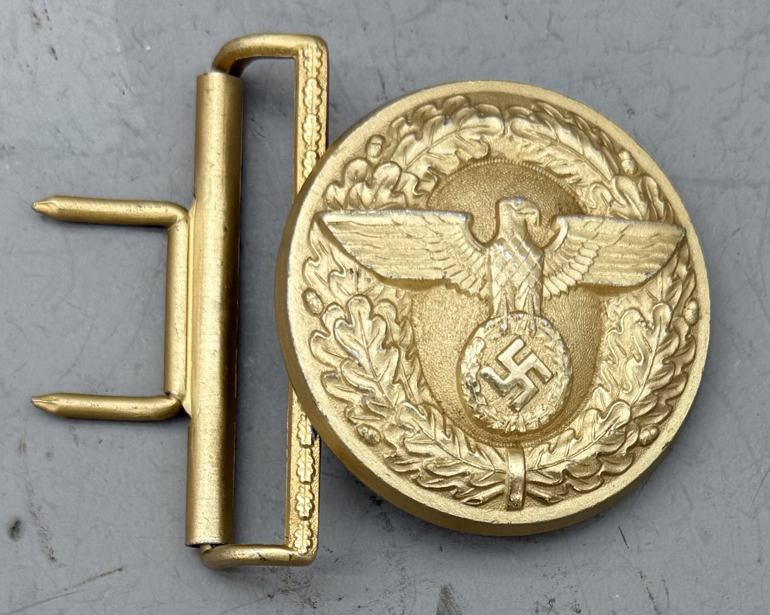 Authentic WWII Nazi Belt Buckle with Museum Certification